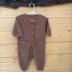 Waffle knit romper size 3-6 or 66 cm
